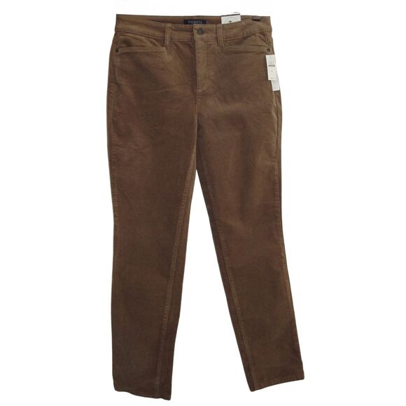 NWT Talbots Corduroy Pants Jeans Simply Flattering High Waist Straight Leg 6 - Picture 1 of 8